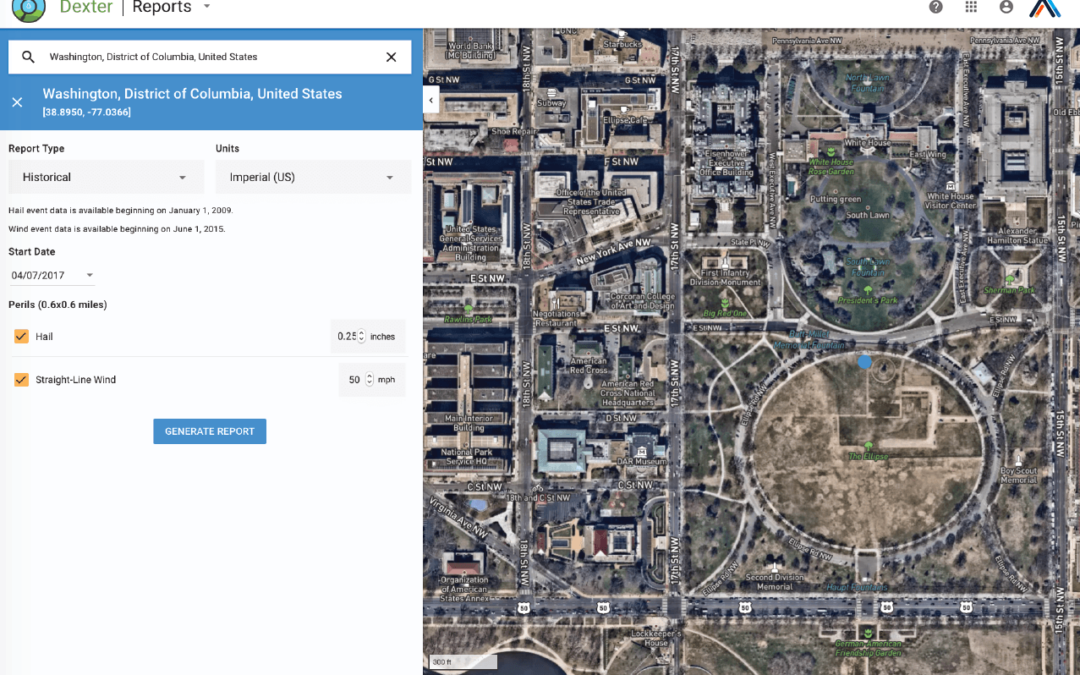 Dexter hail enhancements & hurricane exposure reports lead April product updates