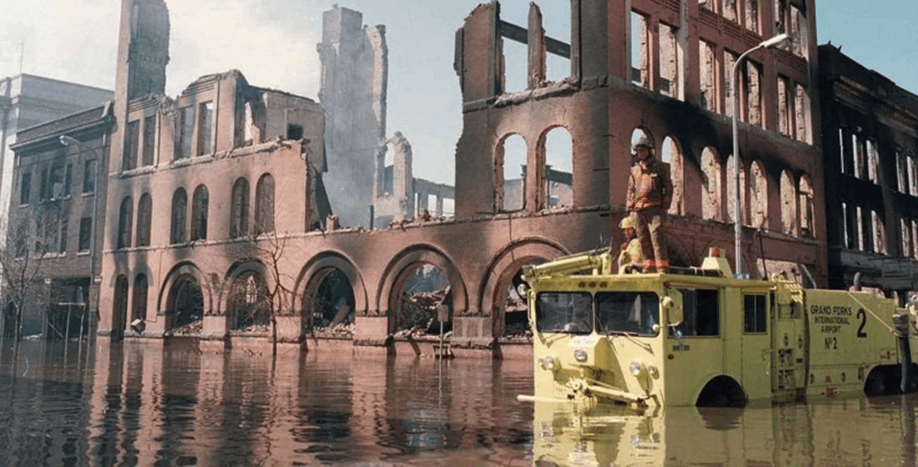 Extreme weather moments: Red River flood