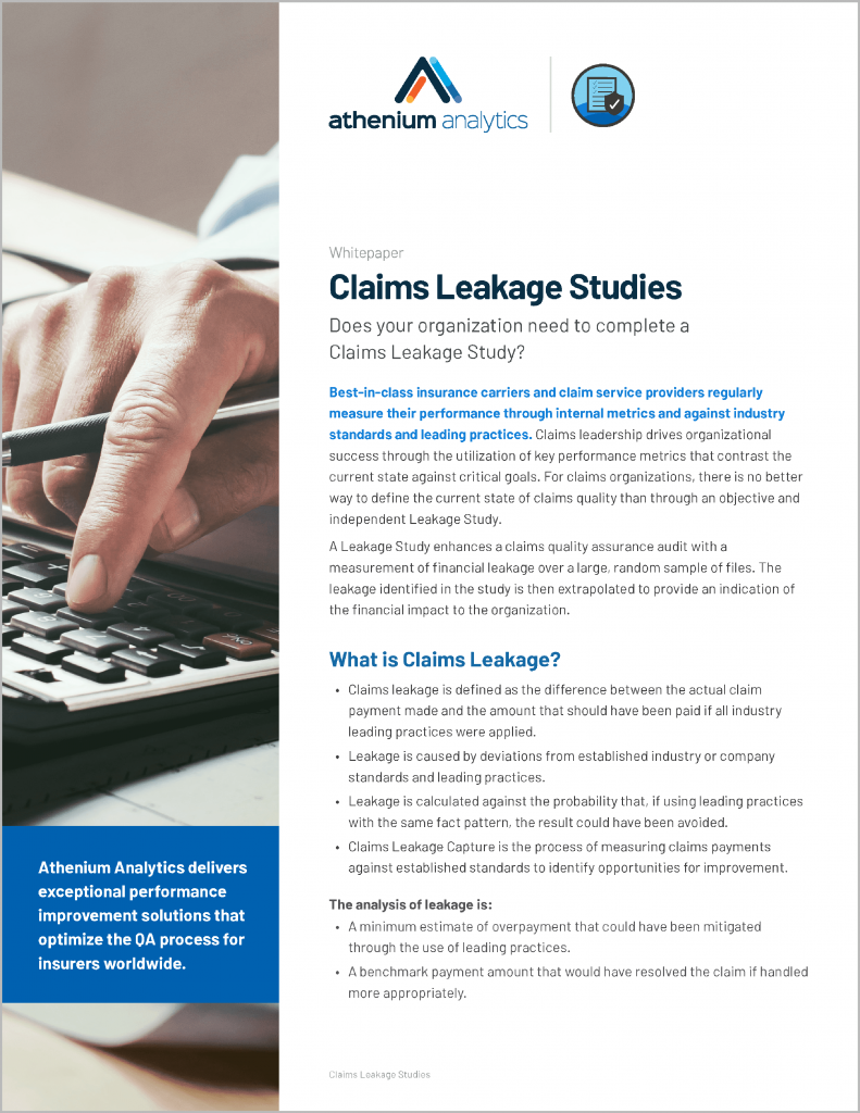 teamthink insurance claims leakage whitepaper teamthink insurance claims leakage whitepaper