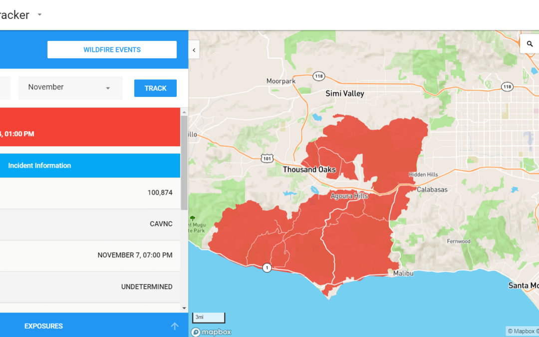 Using wind data to understand the most destructive wildfires in California history