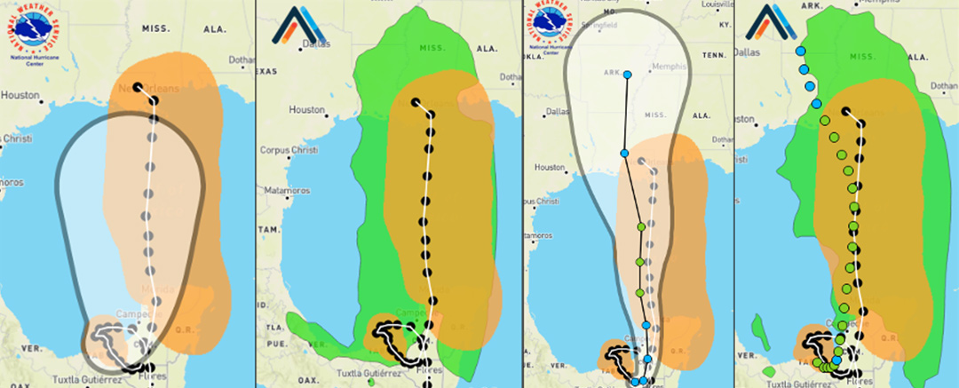 Asymmetry in hurricane forecasts: Why you need more than the cone of uncertainty